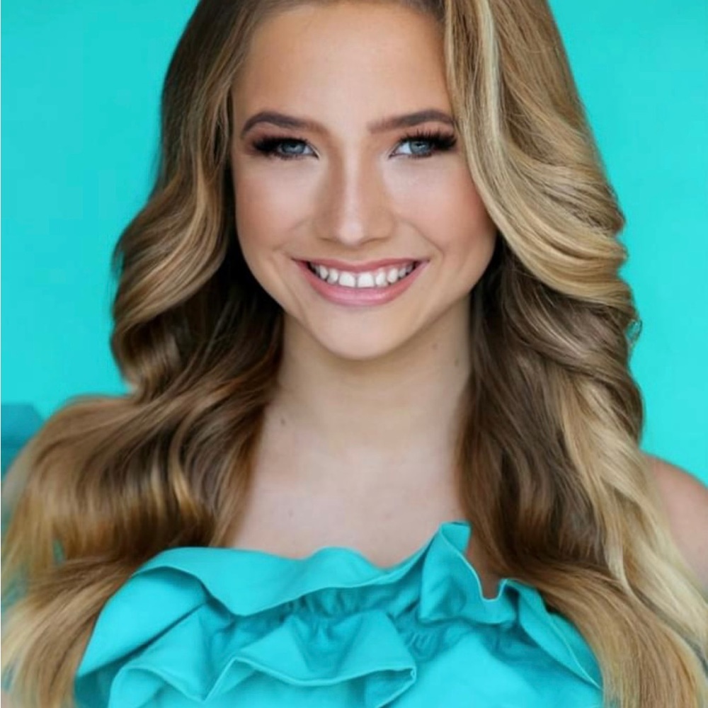 Aqua Ruffle Romper - Picture 2 of 3